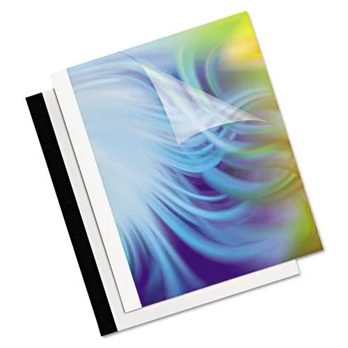 FELLOWES FELLOWES 5257001 Thermal Binding Covers 1" 10/Pk — product photo