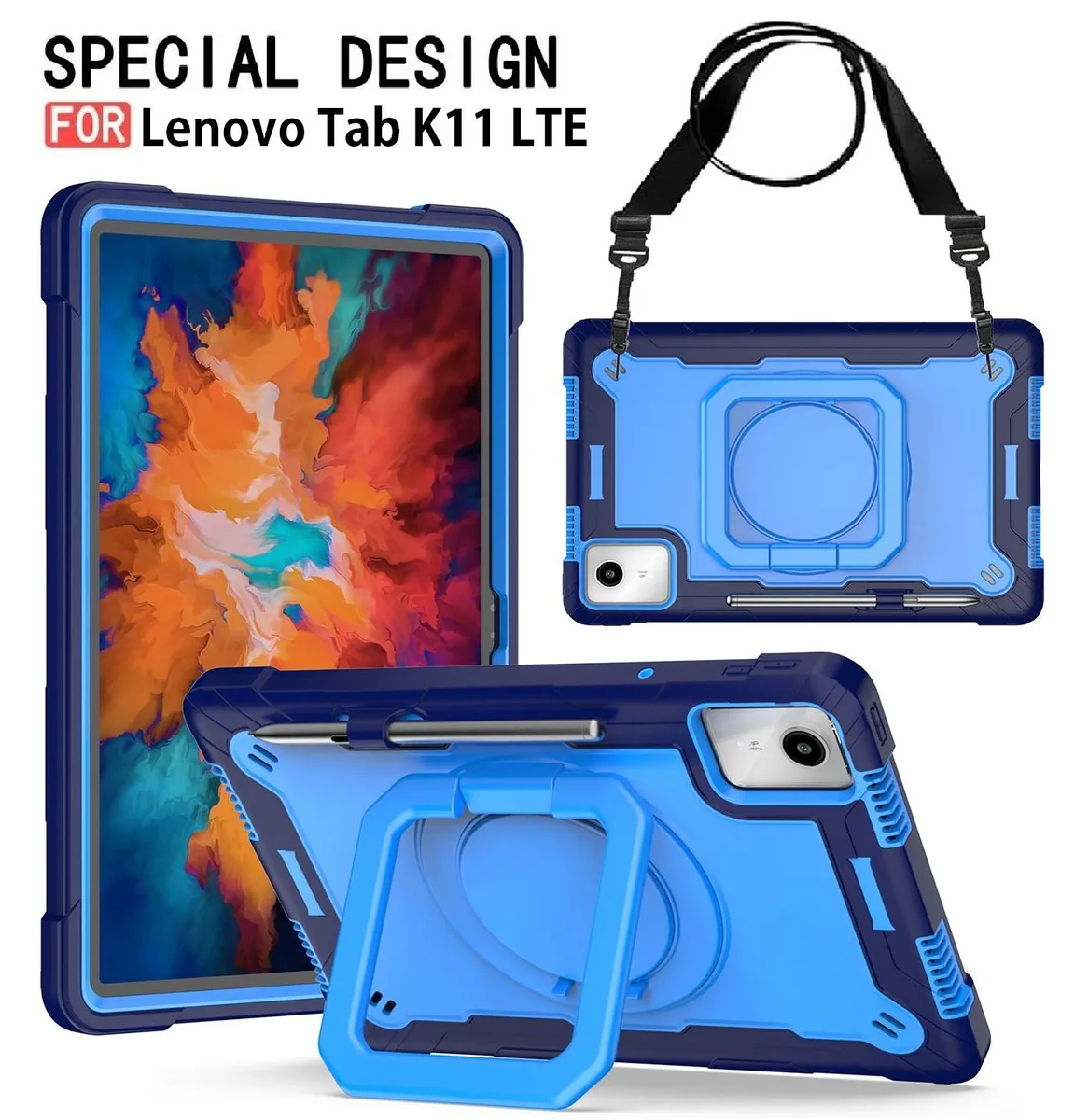 anicestore anicestore Lenovo Tab K11 LTE 11" 2024 Rugged Case Blue — product photo