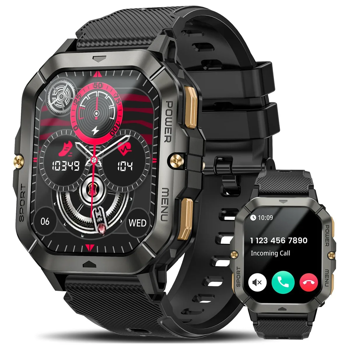 DEKELIFE MT43PRO 2.02" Smart Watch Black 50m 100+ Modes — product photo