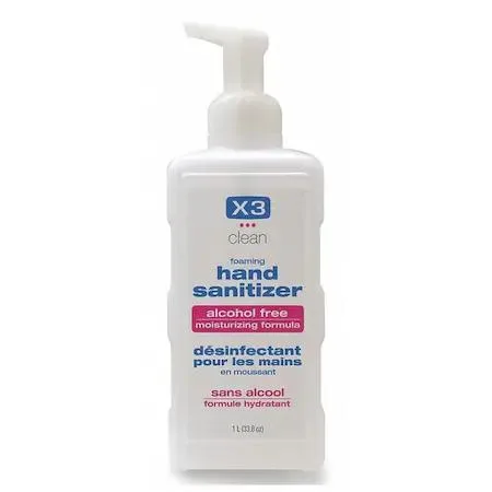 X3 Clean X3 Clean 10003 Hand Sanitizer 1L Non-Alcohol — product photo