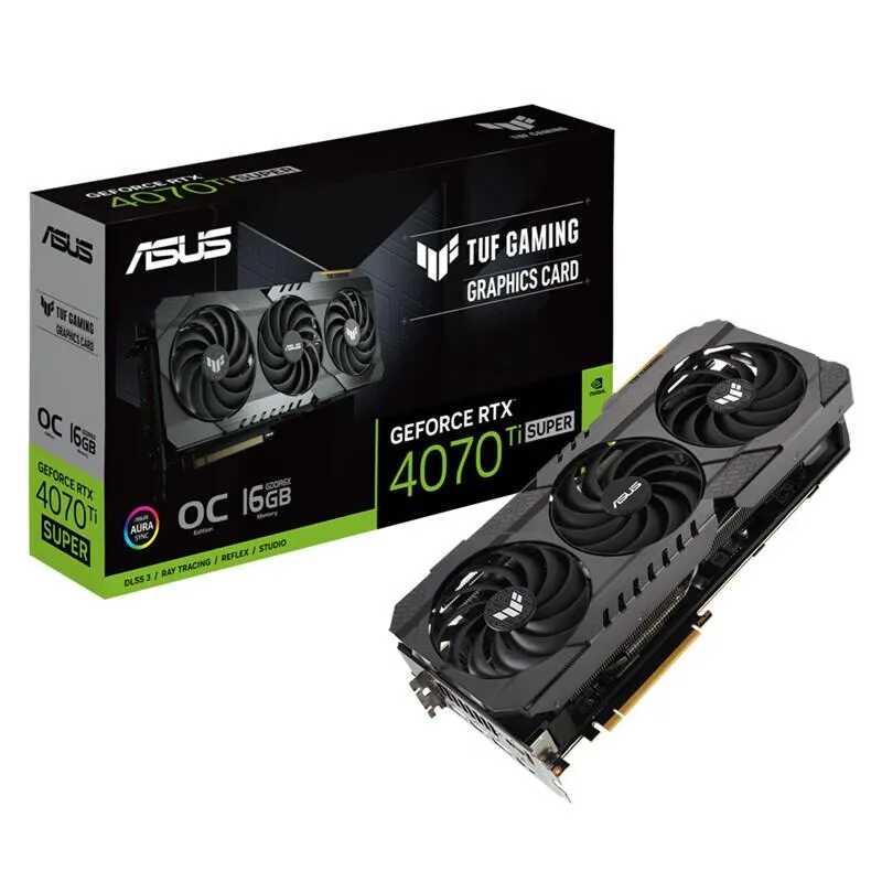 ASUS ASUS TUF Gaming GeForce RTX 4070 Ti SUPER OG graphics card — product photo
