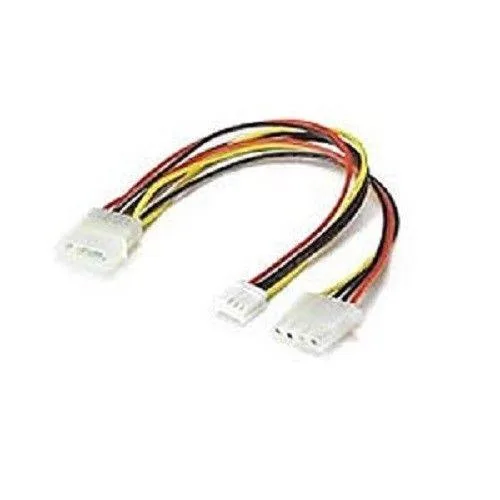 ETopSell ETopSell 4375 8" 4-pin Molex to 3.5" floppy power splitter cord — product photo