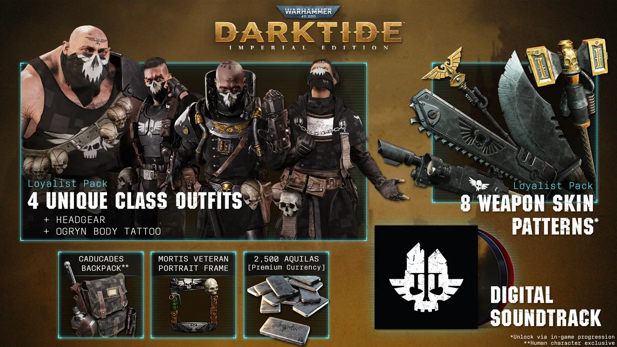 Fatshark Fatshark 74926 Warhammer 40000 Darktide Imperial Edition downloadable game — product photo