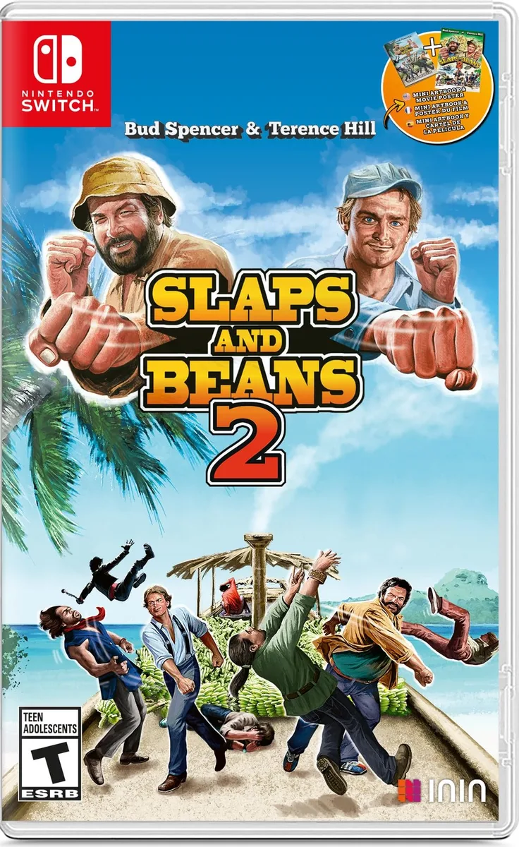 ININ Games ININ Games 58763 Bud Spencer &amp; Terence Hill Slaps And Beans 2 Nintendo Switch video game — product photo