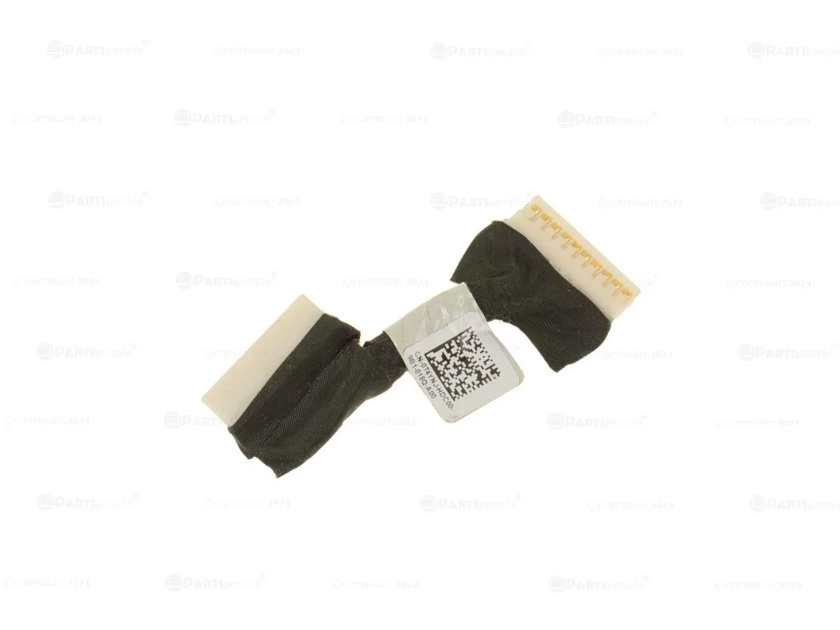 Black power cable with white connector for Alienware Area-51m DGFF graphics card