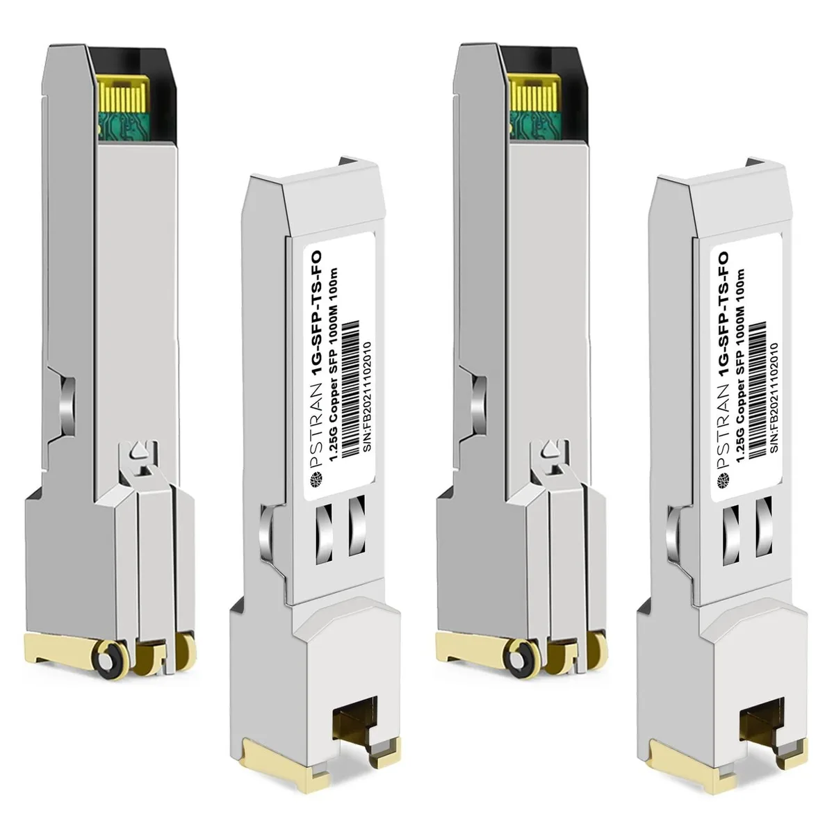 GSM Outdoors GSM Outdoors 2 in 1 accessory 1000BASE-T SFP RJ45 Copper Transceiver Module Fortinet compatible 100m Cat5e/6 — product photo