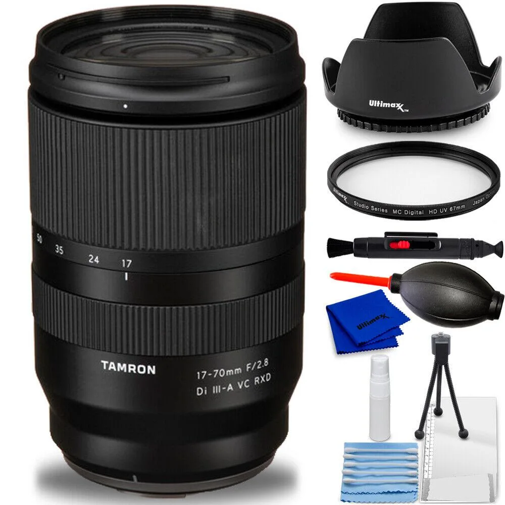 Tamron Tamron 17-70mm f/2.8 Di III-A VC RXD X-Mount Lens 7PC Bundle — product photo