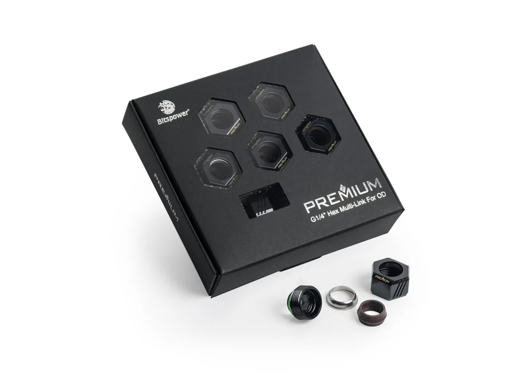 Bitspower Bitspower BPPRE-MBEMLH12-6P liquid cooler 12mm 6-pack — product photo
