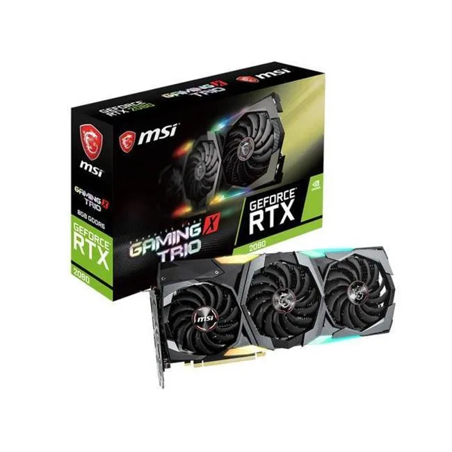 MSI MSI RTX 2080 Gaming X TRIO G2080GXT 8GB GDDR6 graphics card — product photo