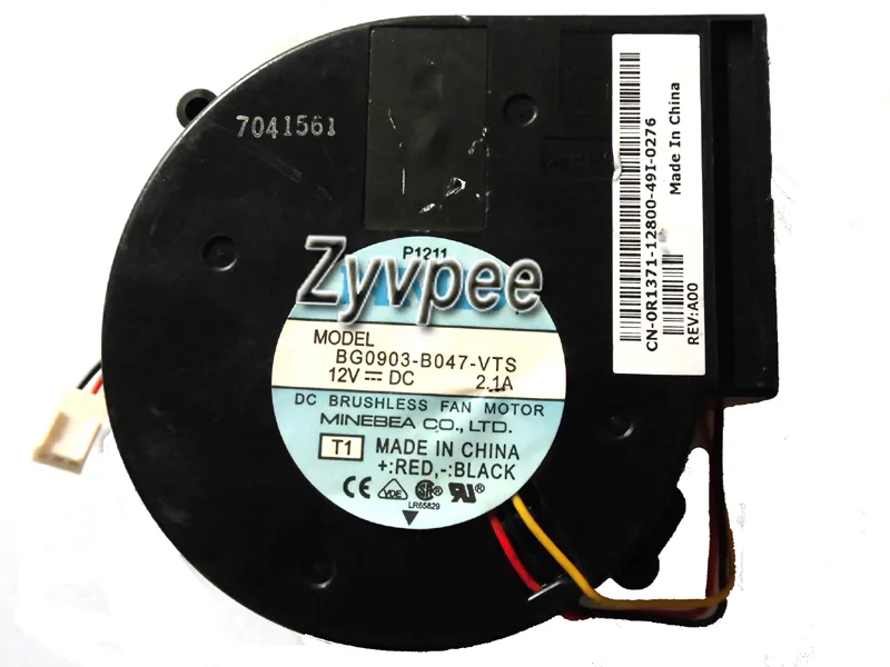 Zyvpee Zyvpee BG0903-B047-VTS 97x33mm 12V 2.1A 3-pin blower case fan — product photo