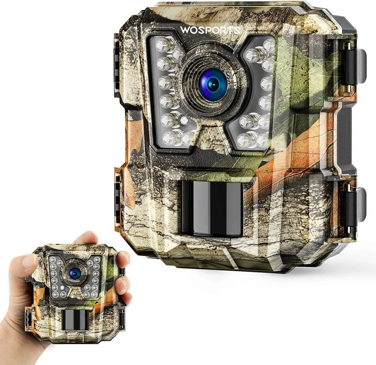  WOSPORTS G100 24MP 1080P 18pcs IR Trail Camera — product photo