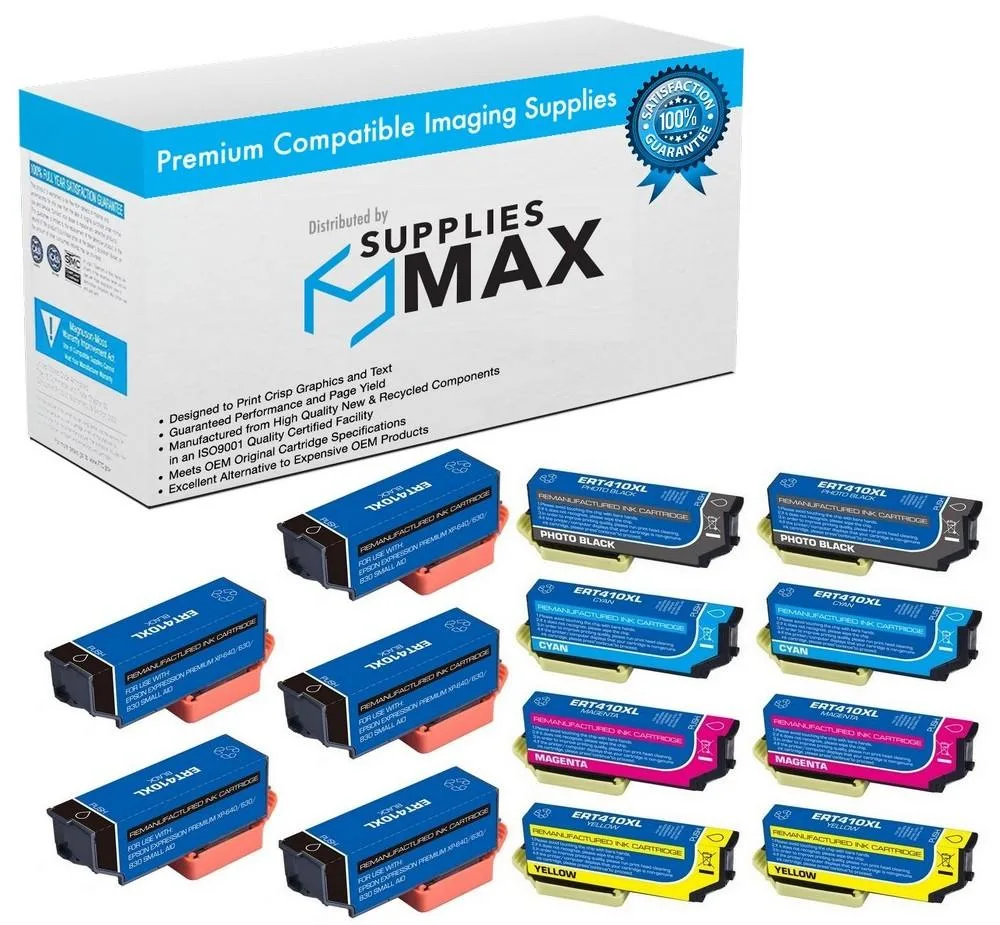 SuppliesMax SuppliesMax T410XL-7B2CS High Yield Inkjet Combo Pack — product photo