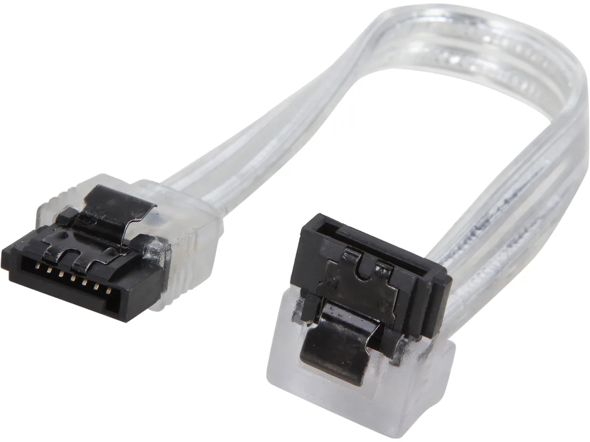 Nippon Labs Nippon Labs SATA3L0.5FT-90/180SL 6" SATA III 90/180° latching cable — product photo