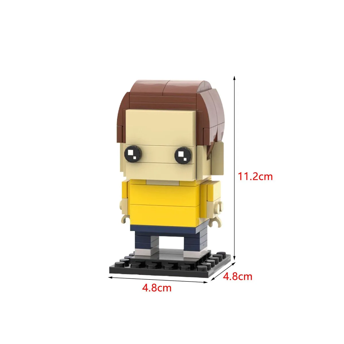 Multicolour plastic building bricks in a box, model 89, compatible with major brands
