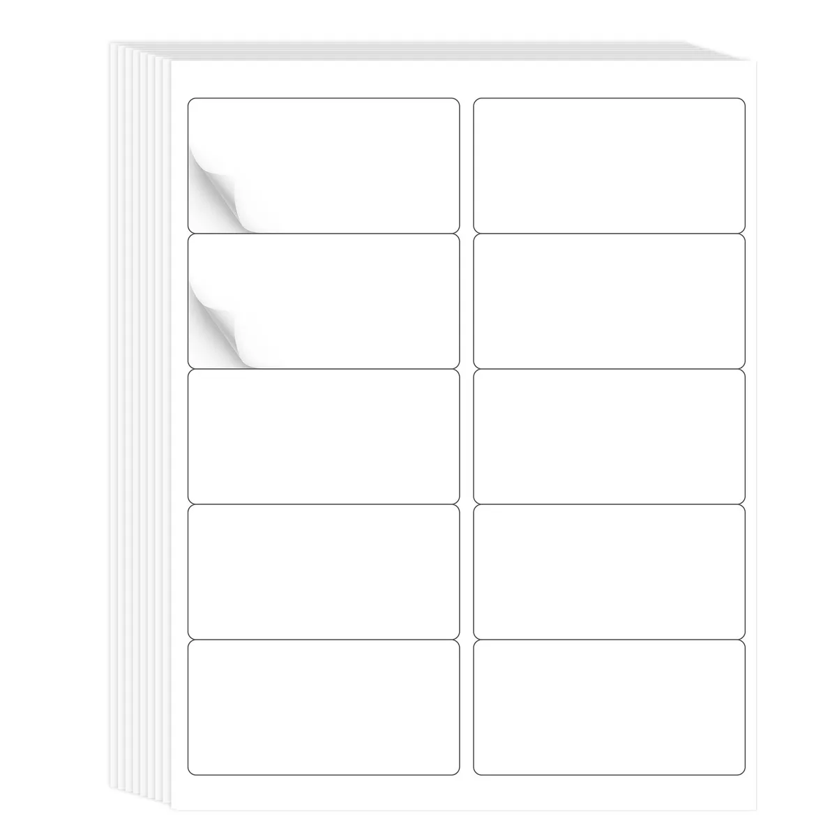  L LIKED LD-LL8.5x11-10UP 300 labels 30 sheets 10up board — product photo