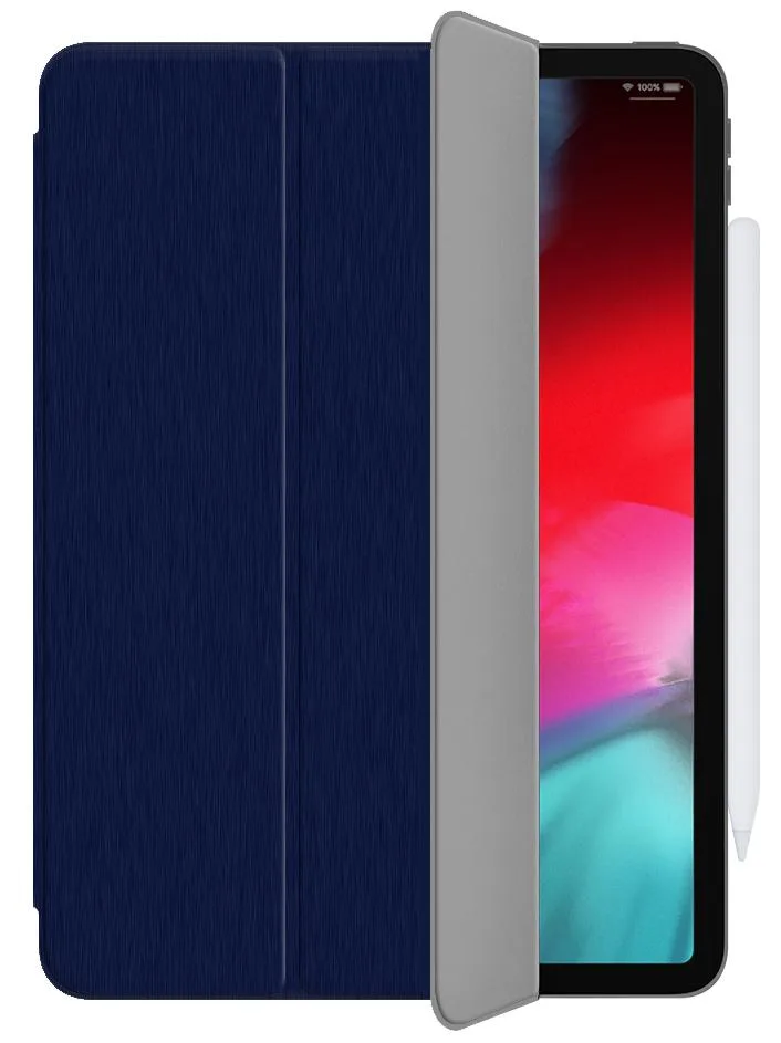 Nakedcellphone Nakedcellphone Protective Folio Case and Stand for iPad Pro 12.9" 2018 Blue — product photo