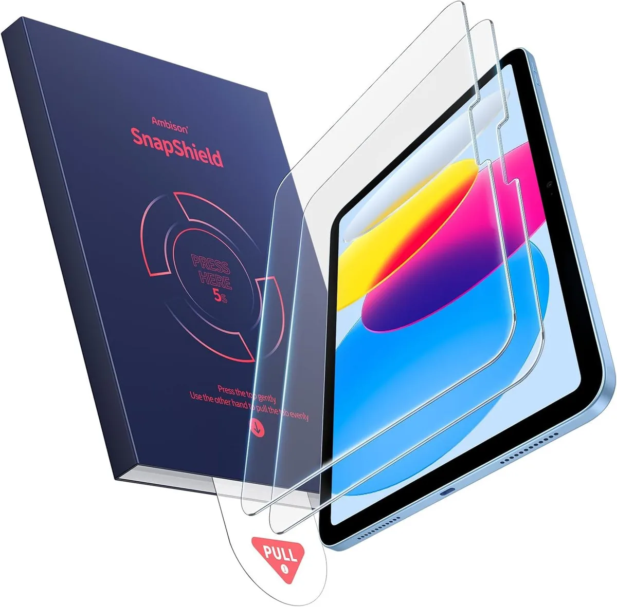 Leelbox Leelbox 2 Pack Screen Protector for iPad 11th/10th Gen A16 accessory — product photo