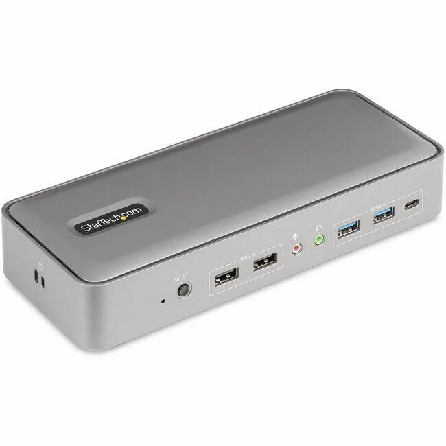 STARTECH STARTECH 129NUSBCKVMDOCK Dual-Laptop USB-C KVM Docking Station — product photo