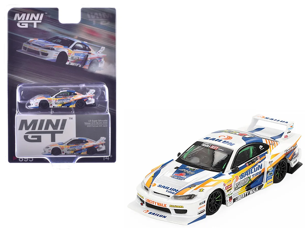 Mini GT Mini GT Nissan LB-Super Silhouette S15 Silvia #555 1/64 2023 — product photo