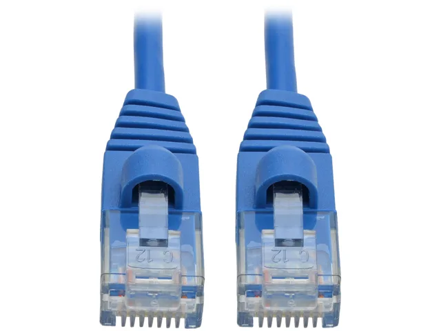 Tripp Lite Tripp Lite N261-S01-BL Cat6a Slim Ethernet Cable 1 ft Blue — product photo