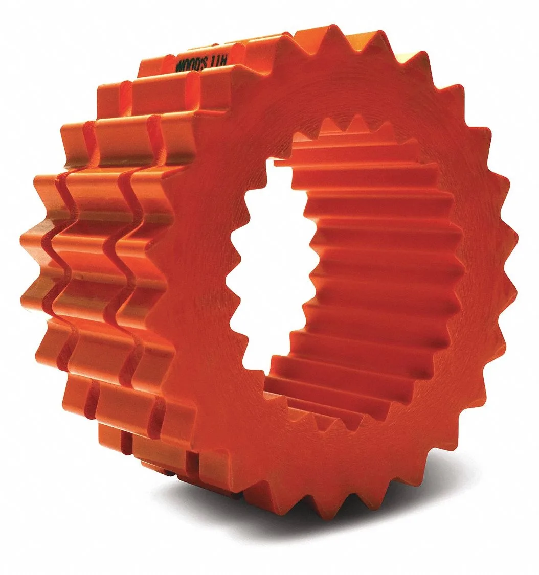 Hytrel sleeve coupling insert, solid one-piece construction, inch dimensions