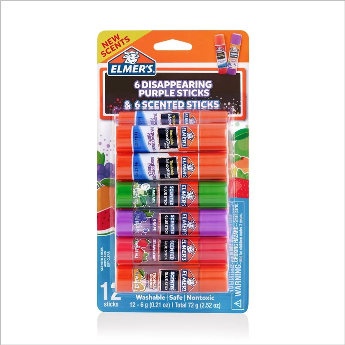Elmer's Elmer's Scented Glue Sticks Variety Pack 12 Count — product photo