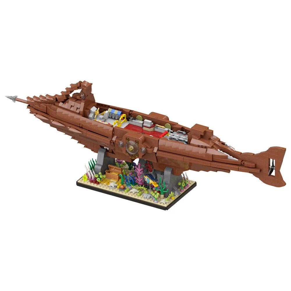 ZITIANYOUBUILD ZITIANYOUBUILD Submarine Model 2282 Pieces Building Toy — product photo