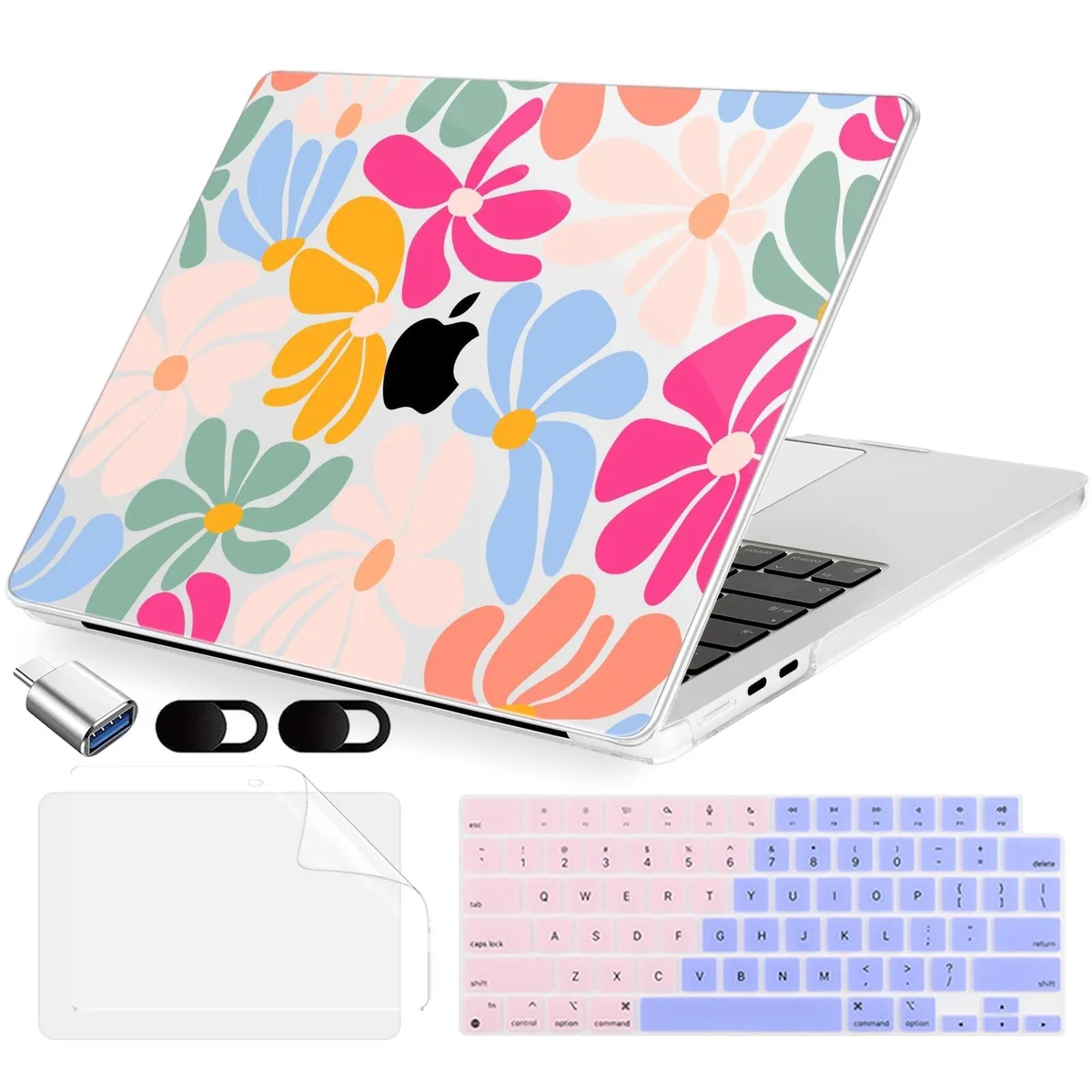 Alphacool Alphacool 2 in 1 accessory MacBook Air 15 inch M5 M4 M3 M2 2026 2025 2024 2023 ColorfulFlowers — product photo