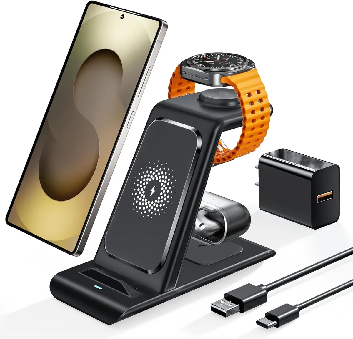 FLEANE FLEANE 3-in-1 Wireless Charger Station 10W 7.5W — product photo