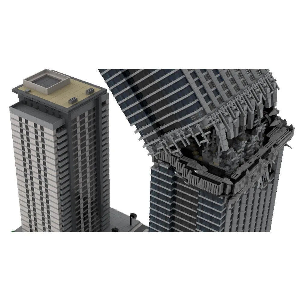 ZITIANYOUBUILD ZITIANYOUBUILD MOC-143659 Skyscraper Collapse Building Set 12294 Parts — product photo