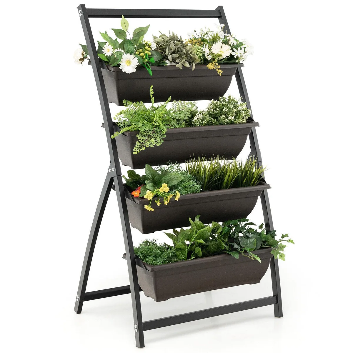 SlickBlue SlickBlue 4-Tier Vertical Raised Garden Bed Brown — product photo
