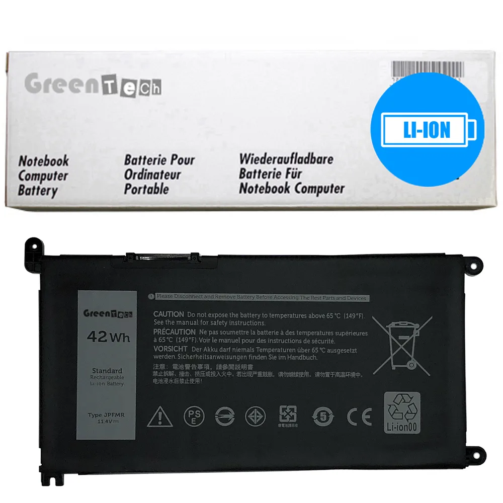 NShi NShi laptop battery for Dell Chromebook 3100 3400 5488 5493 5593 11.4V 42WH — product photo