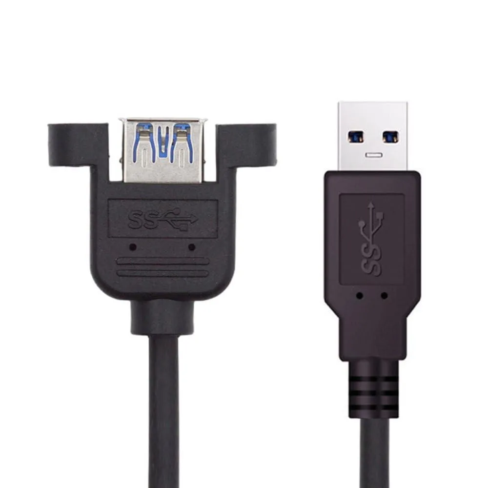 Vszerda Vszerda USB 3.0 Type-A Male to Female Panel-Mount Extension Cable 30cm — product photo
