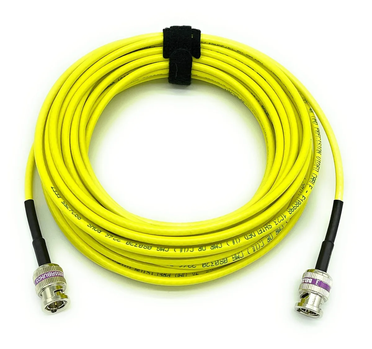 Barrow Mods Barrow Mods 12G 4K SDI BNC Cable 4855R RG59 50ft Yellow 2 in 1 accessory — product photo