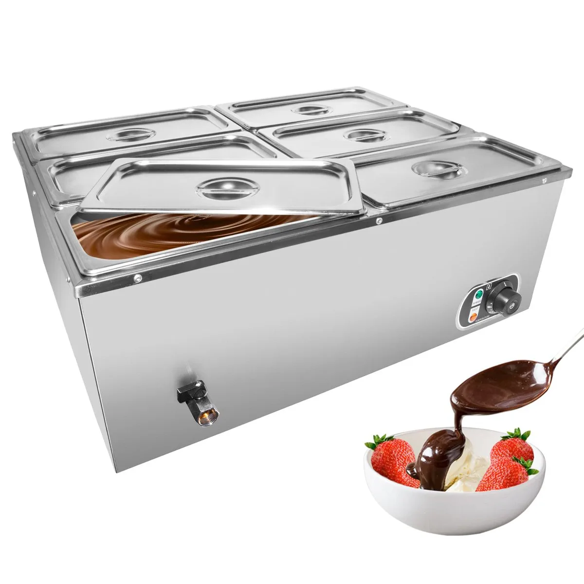 ALDKitchen ALDKitchen A-HB1V-6 Fondue 6 tanks 1500W 110V — product photo