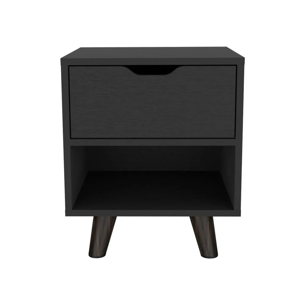 tuphen tuphen Carleen Nightstand Bedroom Set Black — product photo