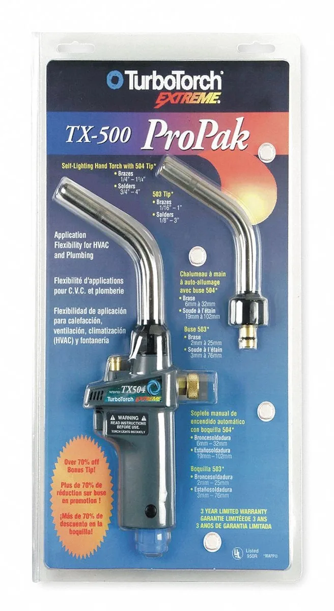 TurboTorch TurboTorch 0386G1299 TX Series Hand Torch Swirl Flame welding — product photo