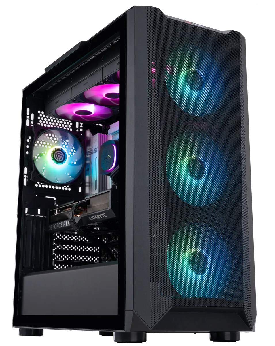 ABS ABS KA265KF4070TIS gaming PC Intel Core Ultra 7 265KF RTX 4070 Ti Super 32GB DDR5 2TB NVMe — product photo