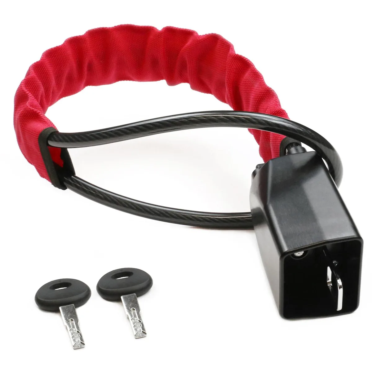CARROFIX CARROFIX Steering Wheel Seat Belt Lock 17" 2 Keys — product photo