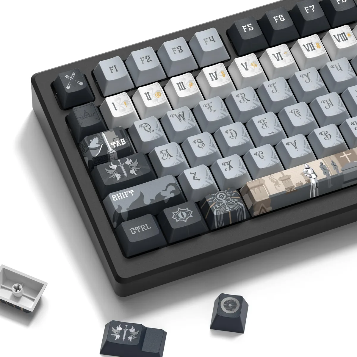 Womier Womier Medieval Roman 134-Key PBT Keycap Set Cherry Profile — product photo
