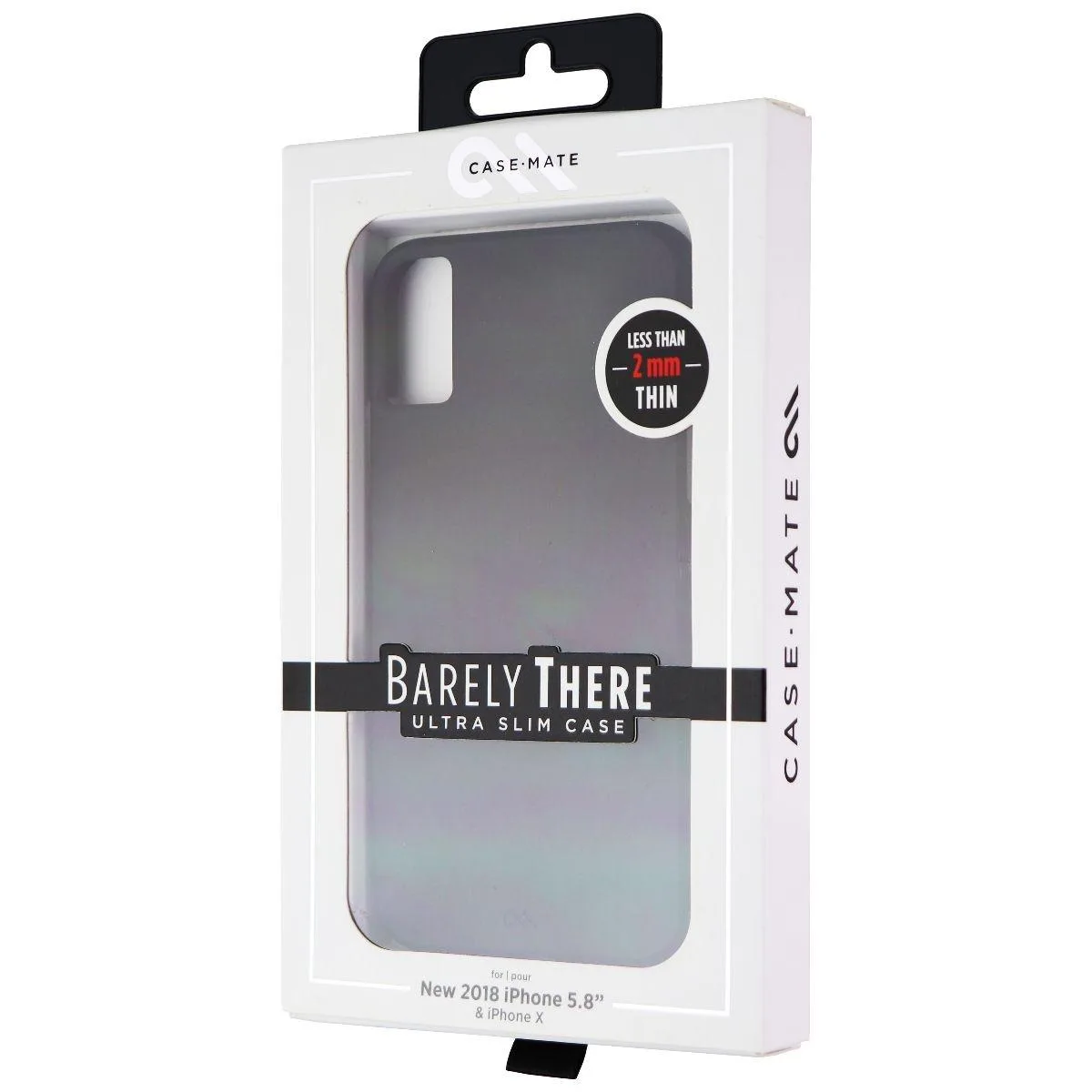 Case-Mate Case-Mate Barely There Case iPhone X / Xs 5.8" Matte Black — product photo