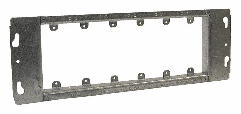 Hubbell Incorporated Hubbell Incorporated RACO 825 6-Gang Galvanized Steel Box Cover — product photo