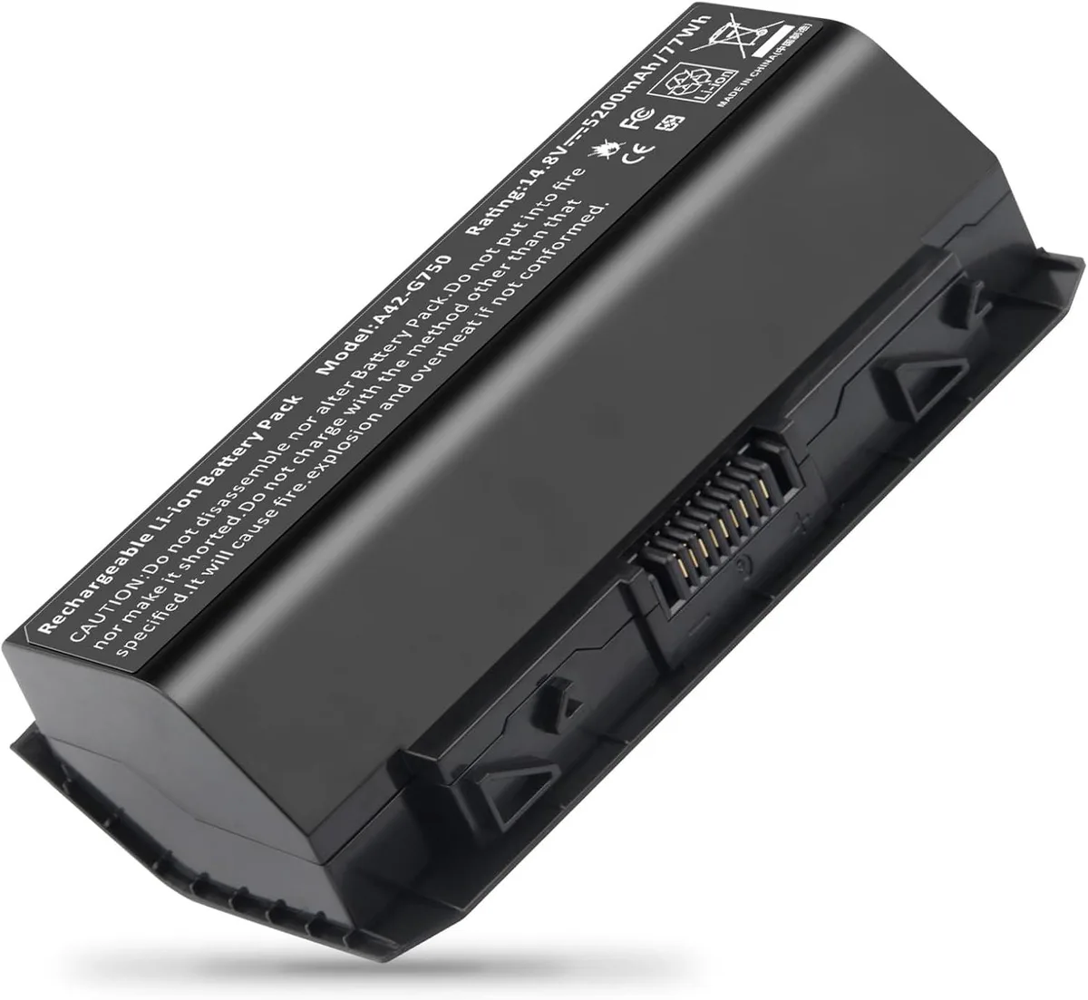 PISKEKAT PISKEKAT Laptop Battery 14.8V 5200mAh 8-Cell for ASUS ROG G750 Series — product photo