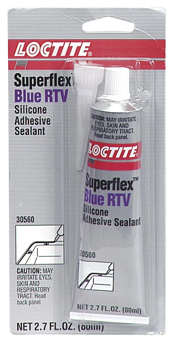 Blue paste gasket sealant in 80 mL tube