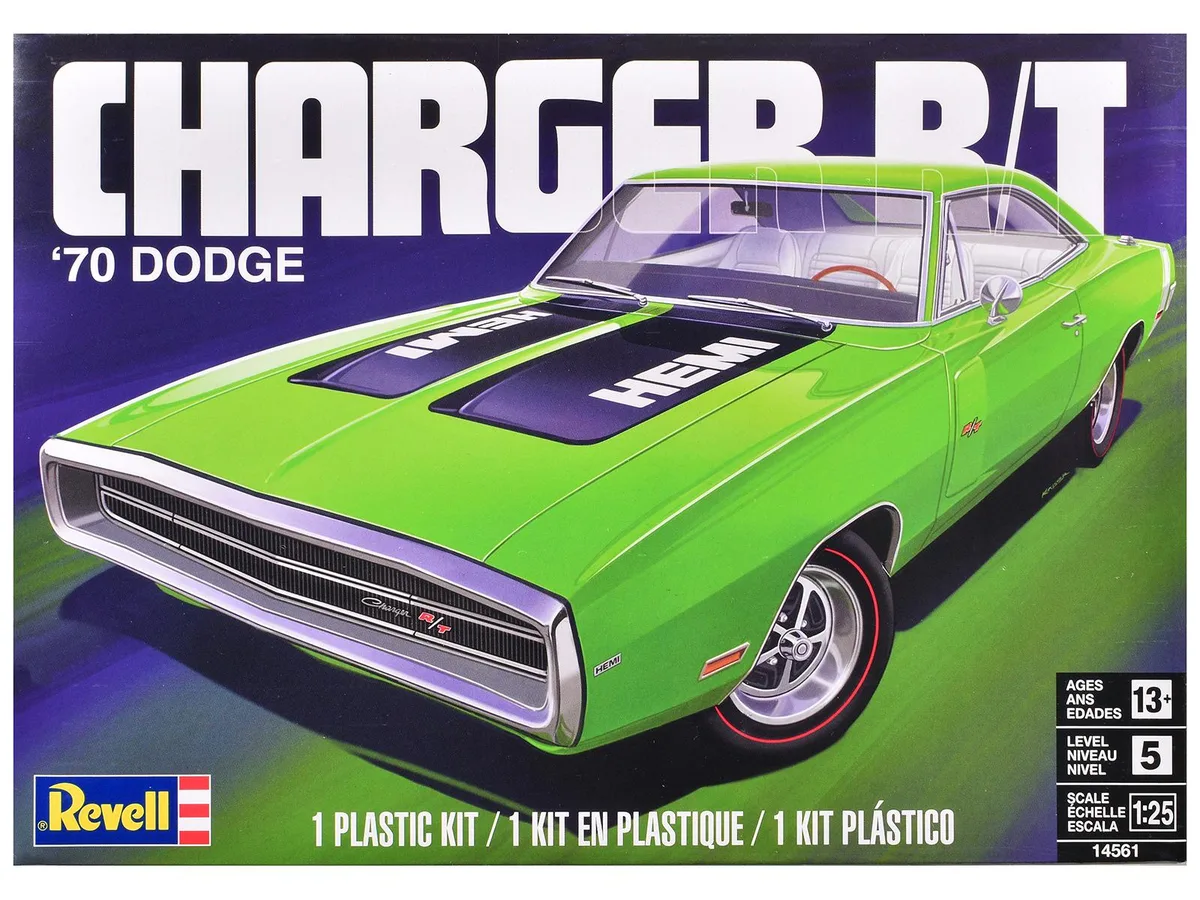 Revell Revell 1970 Dodge Charger R/T Level 5 1/25 Scale Model Kit — product photo