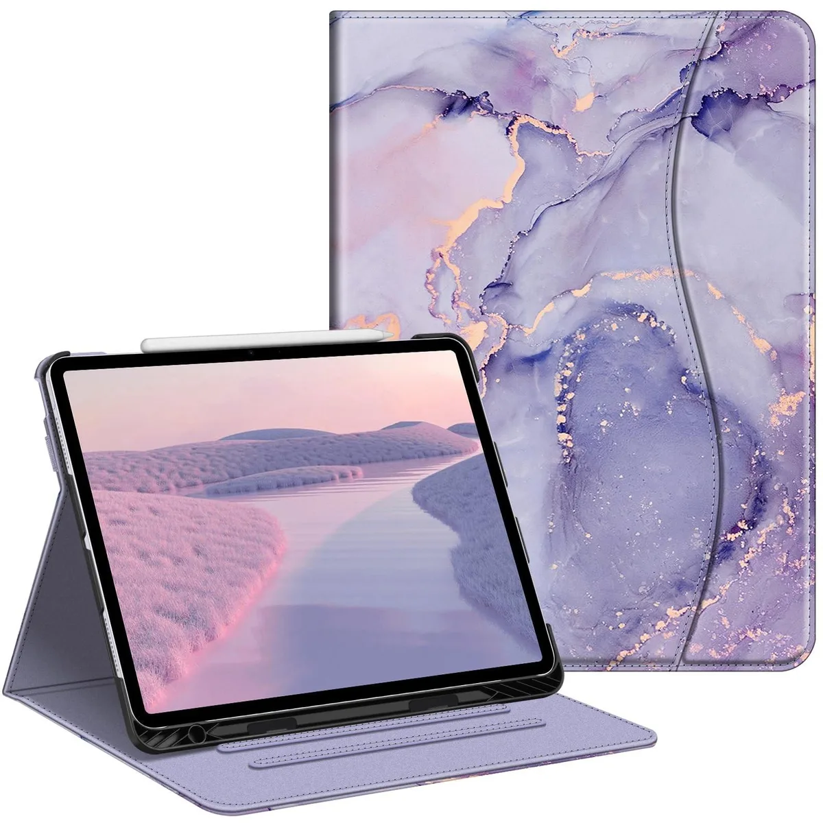 ALSEYE ALSEYE 2 in 1 Accessory iPad Air 13 2024 2025 2026 Lilac Marble — product photo