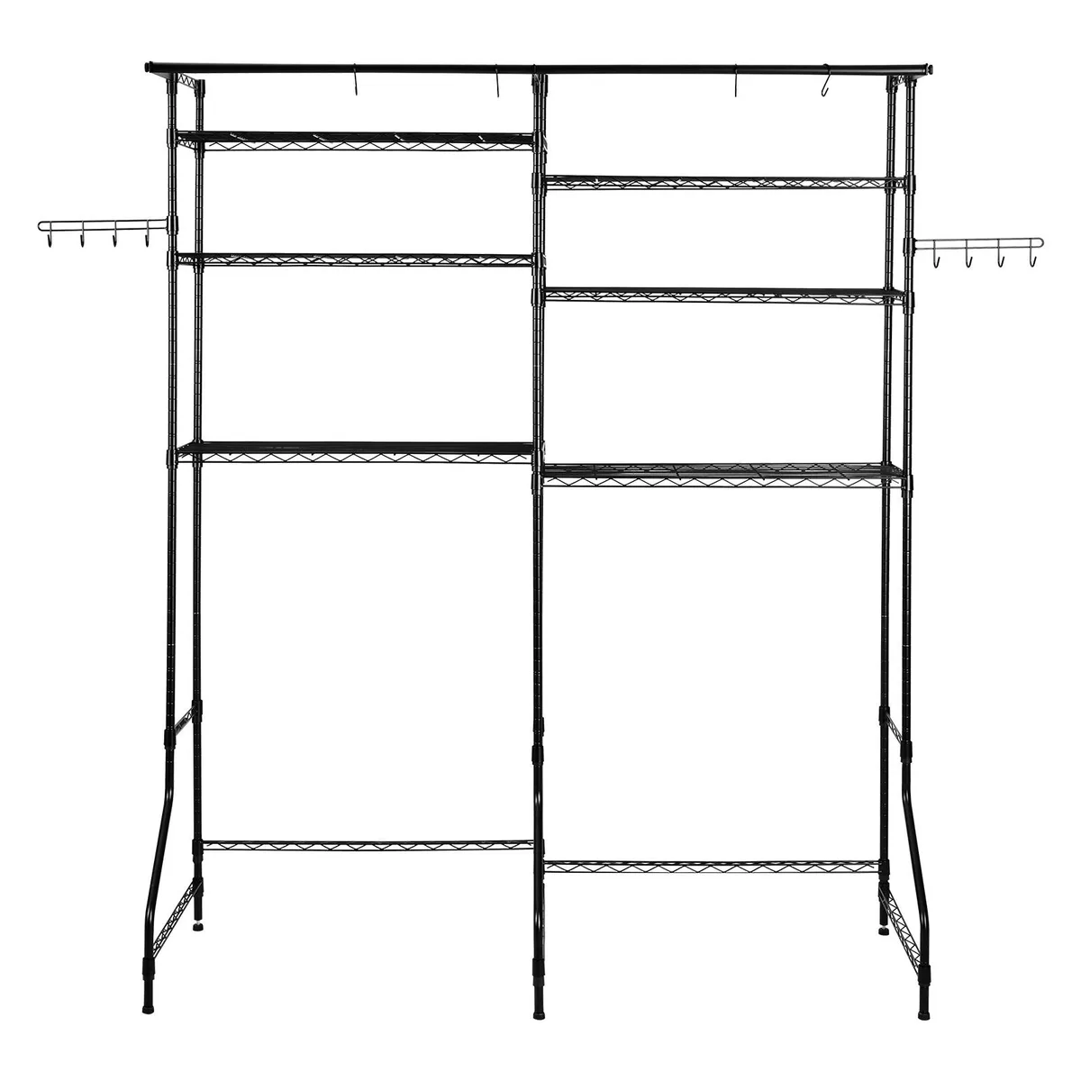 VEVOR VEVOR Over Washer Dryer Storage Shelves 6 Tier Black — product photo