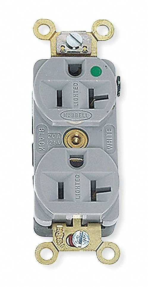 Hubbell Incorporated Hubbell Incorporated HBL8300HG Straight Blade Receptacle 5-20R 20 A — product photo