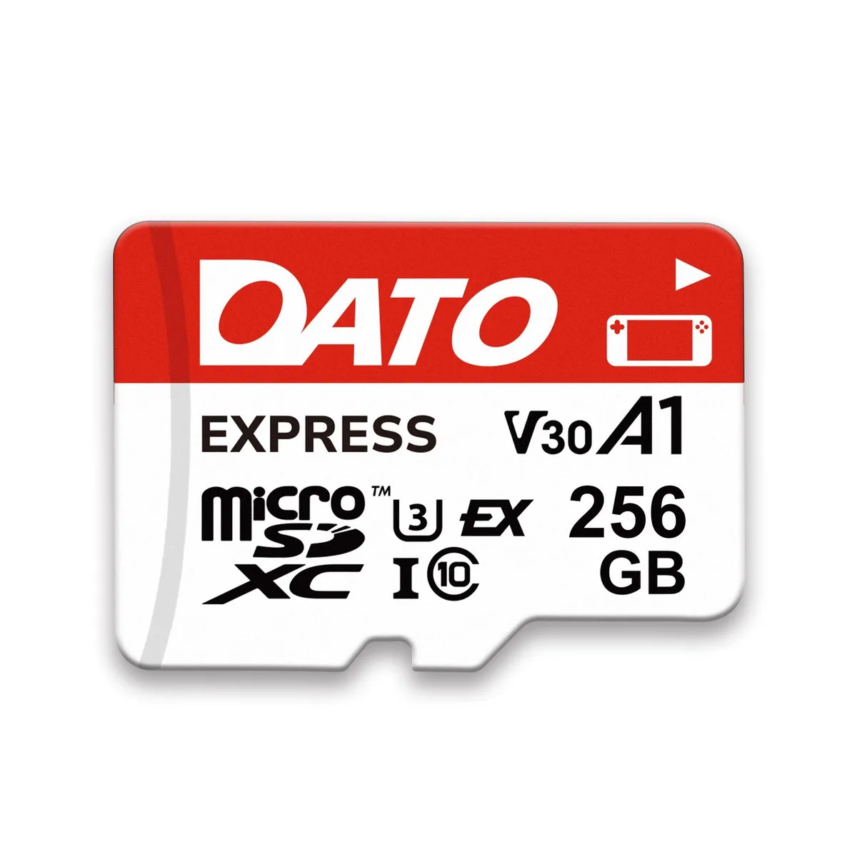 DATO DATO Express 256GB microSDXC NVMe memory card — product photo