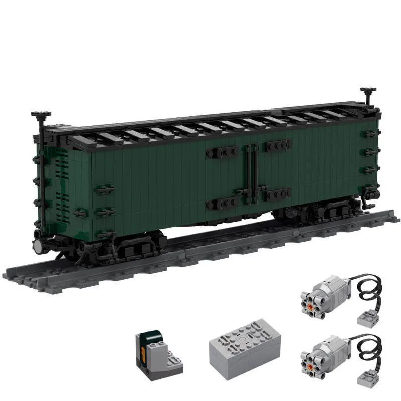 ZITIANYOUBUILD ZITIANYOUBUILD MOC-73001 Powered Boxcar 922 Parts Educational Building Set — product photo